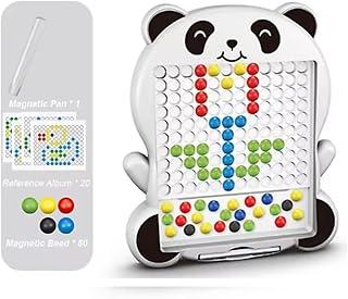 Prancheta de Desenho Magnética Infantil – Brinquedo Educativo com Lousa Colorida Montessori (Panda Branco)