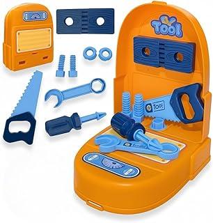 Kit De Ferramentas Infantil Maleta Portátil com Acessórios Brinquedo Educativo para Montar e Desmontar