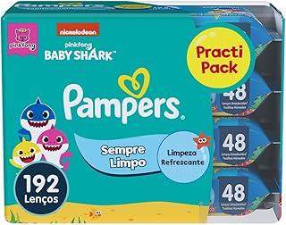Lenços Umedecidos Pampers Sempre Limpo 192 Unidades