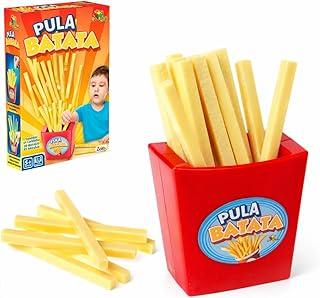 Jogo Pula Batata frita Puxa Puxa Batatinha Frita Brinquedo Interativo Infantil Para Criança Jogo Educativo Divertido Jogo Infantil de Mesa Para Família 14x8cm