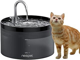 Bebedouro Fonte de água para Gatos Bebedouro Automático para Animais de Estimação Gatos Cães Dispensador de água Silencioso(Preto)