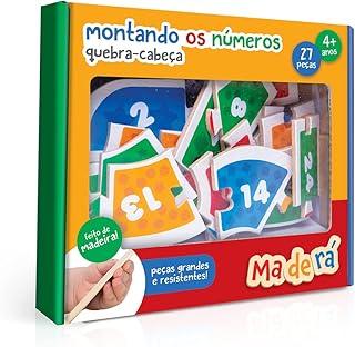 Toyster - Montando os Números - Quebra-Cabeça - 27 Peças - Maderá