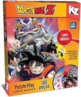 Puzzle Play 100 peças - Lente Mágica Dragon Ball Z