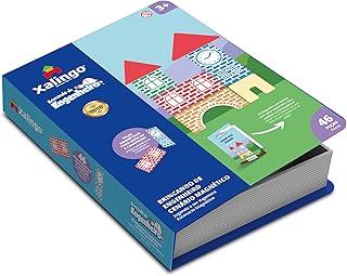 Xalingo Blocos de Montar Brincando de Engenheiro Livro Cenário Magnético 46 Peças