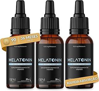 Melatonina em Gotas Sublingual 90ml Maracujá ELLYM NUTRITION Rápida Absorção Efeito Imediato 0,21mg Melatonin por Gota