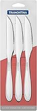 Conjunto De Facas Para Churrasco Aço Inox 3 Pç Tramontina Inox