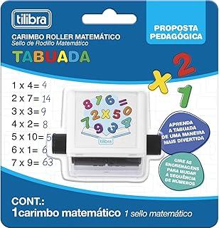 Tilibra - Carimbo Roller Matemático - Tabuada - Blister com 1 unidade