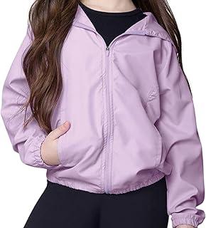 Jaqueta INFANTIL Corta Vento Com Capuz e Bolso Sport Meninas Selene