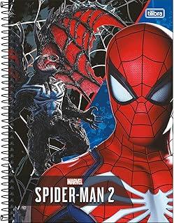 Tilibra - Caderno Espiral Capa Dura Universitário Connect 10 Matérias Spider-Man Game 160 Folhas - Capa 2 - Spider E Venom