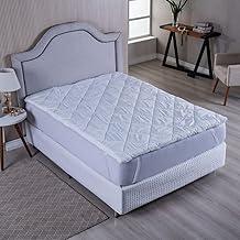 Pillow Top Casal Padrão Micro-Percal 400 Fios 400g Gramatura Com elástico Fixador Hipoalergenico Acolchoado Enchimento Superior Para o Colchão 1,90mx1,40m