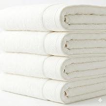 4 Toalhas De Banho Gigante Gramatura 500 G/m² Grossa Felpuda Eleganz (Branco)