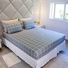 Jogo de Lençol Cama Casal 3 Peças Estampado 100% Algodão com Elástico e Toque Macio Cozzilar (Modelo 11)