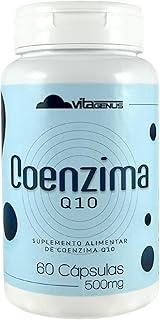 Coenzima Q10 Suplemento Alimentar 100mg Ubiquinona Sem Glúten 60 Cápsulas VitaGenus