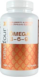 Ômega 3 6 9 1300mg 60 Cápsulas Óleo de Prímula Oleo de Linhaça Oleo de Borragem Newfour
