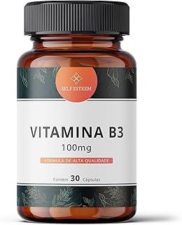 Vitamina B3 (Nicotinamida) 100mg 30 Cápsulas