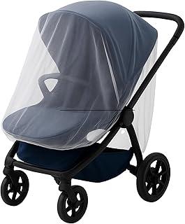 Mosquiteiro Universal Portátil para Carrinho, Berço, Bebê Conforto e Cadeirinha de Carro, Branco, 1m x 1.50m, Proteção contra Insetos