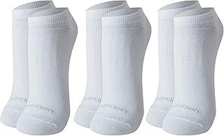 Kit 3 Pares de Meia Calvin Klein Sapatilha Algodão Premium Cano Curto Unissex