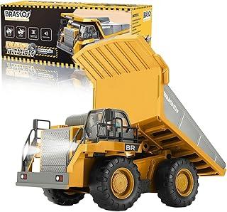 Carrinho Remoto Caminhão Caçamba Basculante 2,4 Ghz - aminhão de Construção de Controle Remoto, Ideal para Crianças de 6 Anos ou Mais