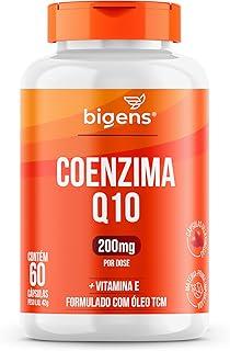 Coenzima Q10 200mg com vitamina E 10mg, alta concentração, Bigens 60 cápsulas (Unidade)