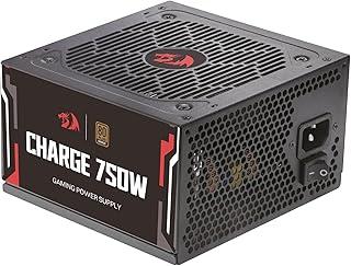 Fonte Gamer Redragon Charge 750W Preto ATX 80 Plus Bronze Capacitores 100% Japoneses FRC-750