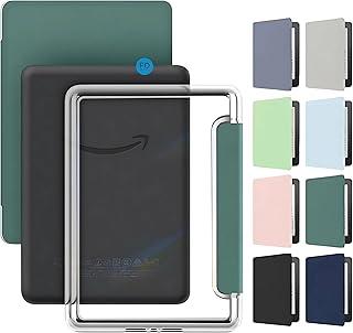 Capa Capinha Case para Kindle Paperwhite 12ª Geração e Kindle Colorsoft 7 Polegadas (SA569P, SA568B, SA58CB, SA59CP) com Função Ativa e Desativa Tela e Fundo em Acrílico - FD Acessórios (Rosa Claro)