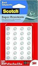 3M, Protetor Anti-Impacto Scotch, Redondo, Transparente, Extra Pequeno, 28 Unidades