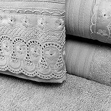 Jogo de Toalha Banhão Cristal Renascença Fio Egipicio