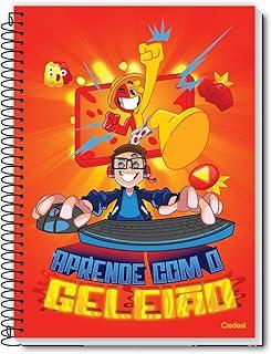 Caderno Universitario Capa Dura 1 mm 80 Folhas Geleia Nova Credeal