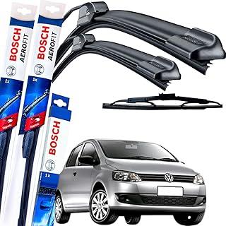 Palheta Limpador Parabrisa Bosch Aerofit Par de Palheta Limpadora Dianteiro + Traseiro VW FOX GANCHO 2009 À 2012