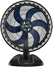 Ventilador de Mesa Arno Xtreme Force Breeze 50cm VB50, 126W, 6 Pás, 3 Velocidades, Oscilação 80º, Power Zone, Modo Sono Tranquilo, Grade Chevron Zone, 110V