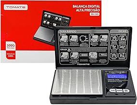 Balança Digital de Alta Precisão 0,01g com Display LED Azul Compacta e Portátil