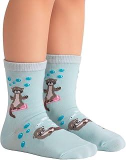 Meia Infantil Menina Selene Cano Alto Cotton Estampada