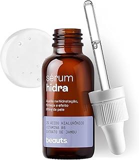 Serum Facial 2% Acido Hialuronico Puro e Vitamina B5 - Hidratante Facial com Efeito Lifting Preenchedor Anti Idade - Melhora da Elasticidade e Flacidez - Textura Aqua Gel - Vegano, 30g, Beauts