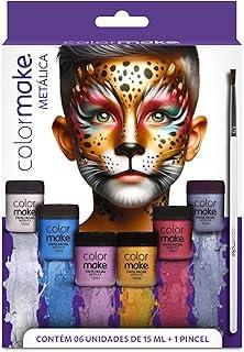 Colormake Pintura Facial Cremosa Metalica Color Make 1004 Multicor