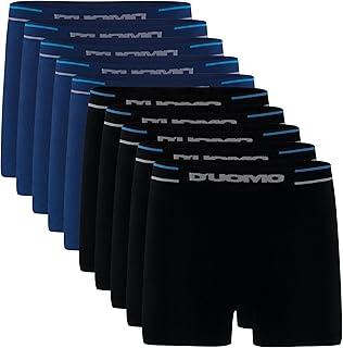 Kit 10 Cuecas Boxer Microfibra, Duomo, Masculino