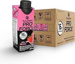 Piracanjuba ProForce 15g de Proteínas Zero Lactose Sabor Morango - 12 Unidades de 250ml