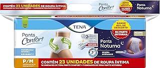 Kit Roupa Íntima TENA Pants Confort P/M 16u + TENA Pants Noturna P/M 7u