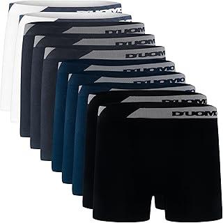Kit 10 Cuecas Boxer Microfibra, Duomo, Masculino