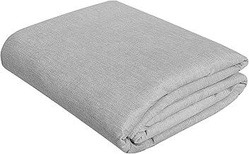 Metaltec Forro Capa Manta Protetora Térmico De Tábua De Passar Roupa Grande 2001 Metalizado medidas 129x54 cm - 100% Algodão Cinza