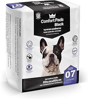 Tapete Higiênico Confort Pads Black 80x60 C/ 07 Unidades